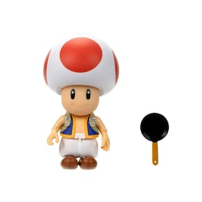 Toad de 10cm com Frigideira - Super Mario Filme - Sunny Brinquedos