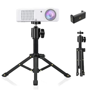 Suporte para mini projetor JCWINY Mini Tripod Desktop Tabletop