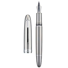 Caneta-tinteiro Asvine J16 Solid Titanium Jowo Fine Nib