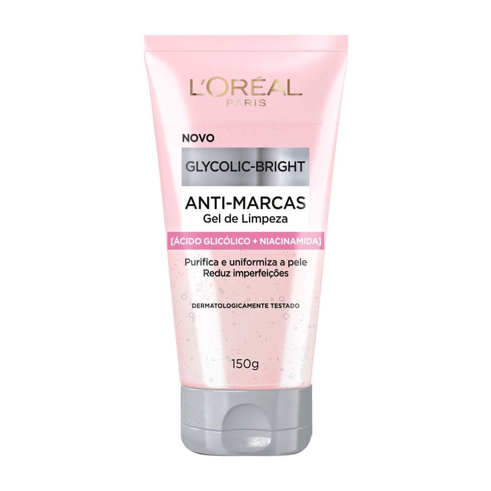 Gel de Limpeza L`Oréal Paris Glycolic Bright Anti-Marcas 150g