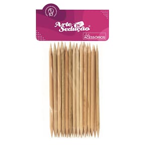 Palito Jatobá 2 Pontas Com 25 Unidades, Arte Sedução