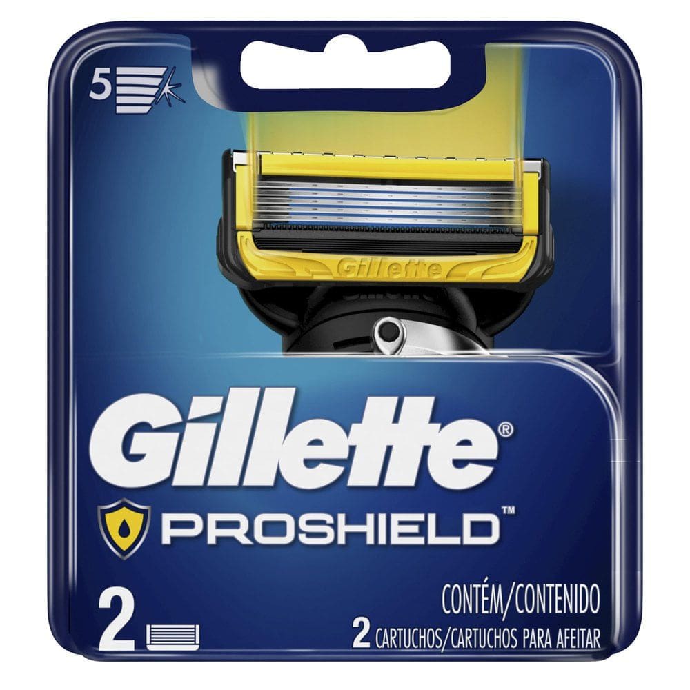 Carga Gillette Fusion Proshield com 2 Unidades