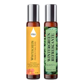 Perfume Roll On Wintergreen Refrescante Fem 10ml + Óleo Puro