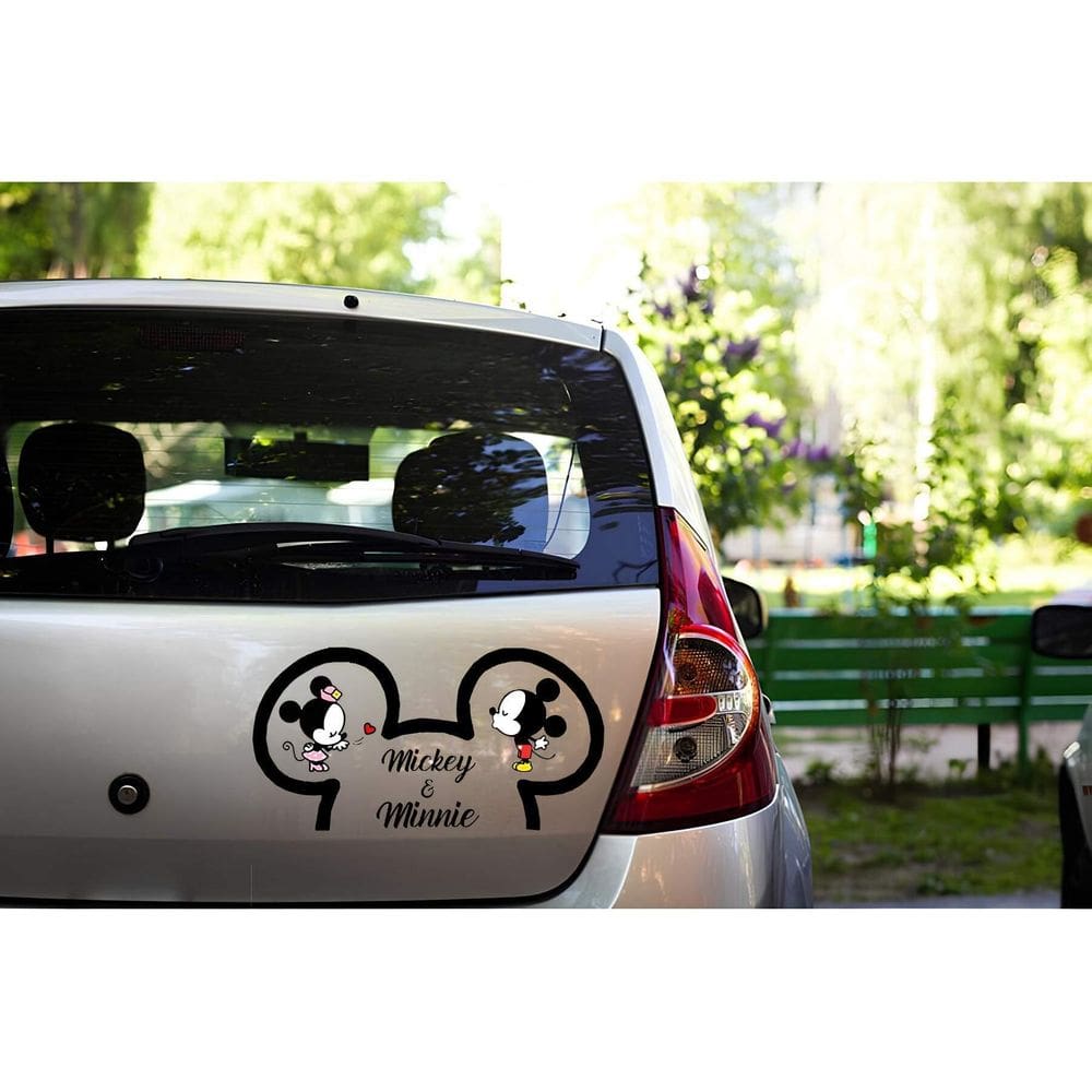 Adesivo Para Carro Minnie E Mickey Mod04