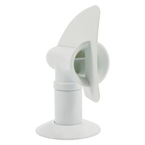 Tampa de ventilação de esgoto Camco 40595 Cyclone White para RV