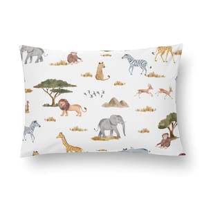 Almofada infantil Sweet Jojo Designs Jungle Animals 33x46cm