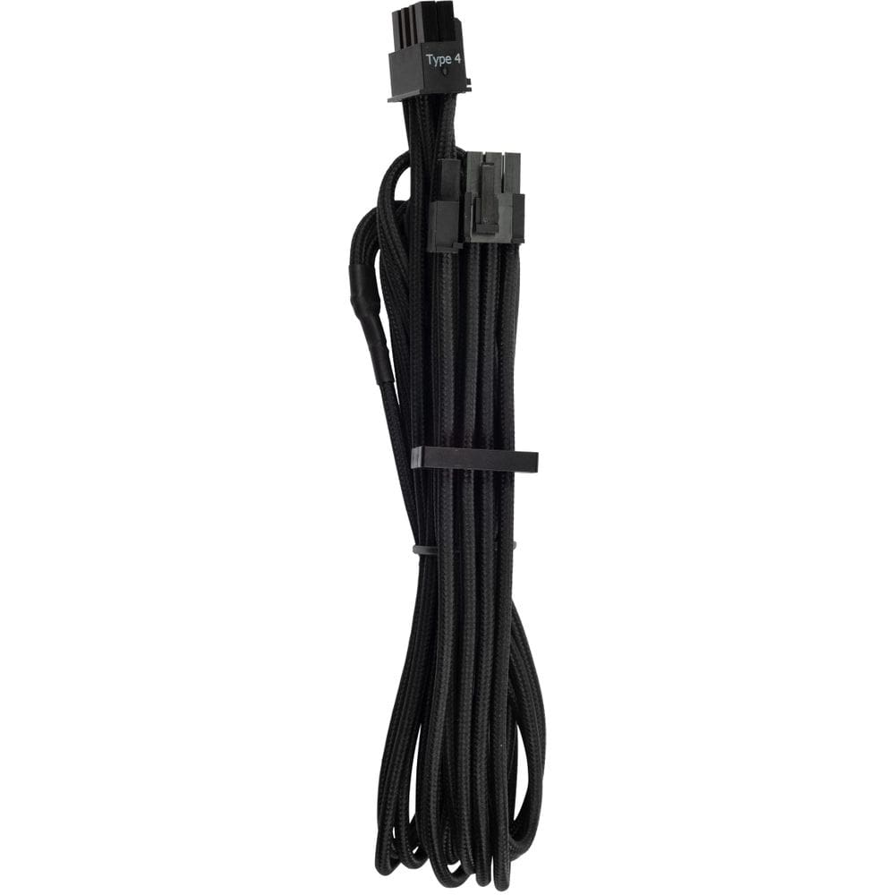Cabo Corsair Premium 2x PCIe Single Black com garantia de 2 anos