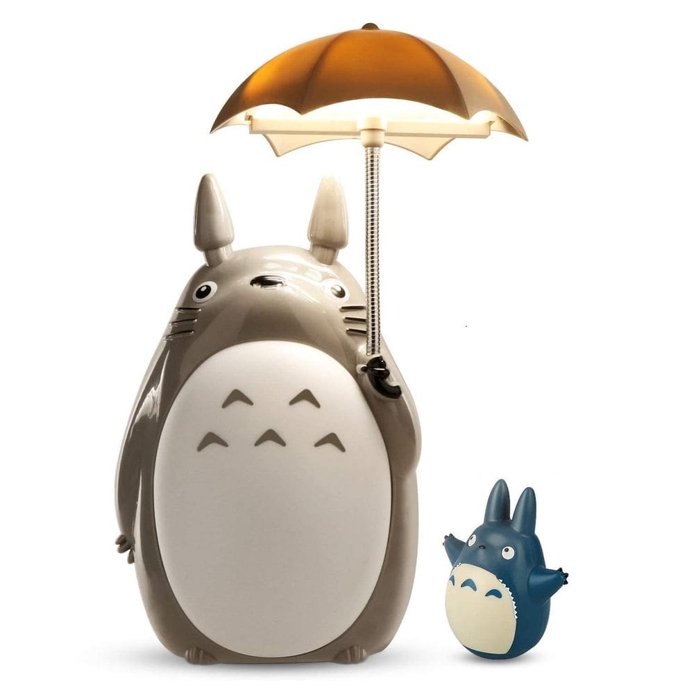 Lâmpada de luz noturna Totoro Umbrella LED USB Charge com copo