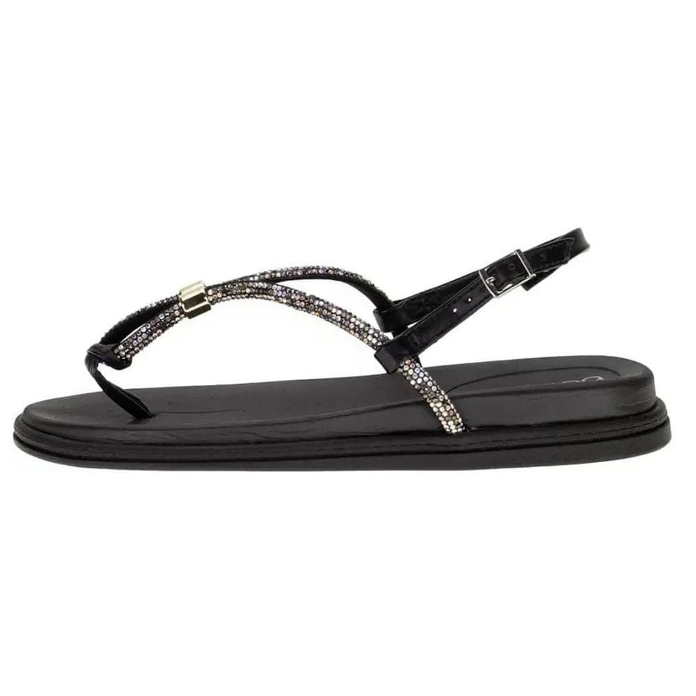 Sandalia Feminina Flat Strass Beira Rio 8513.109