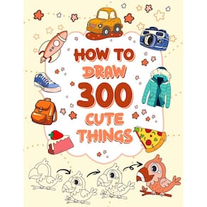 Livro Como desenhar 300 coisas fofas para crianças de 8 a 12 anos