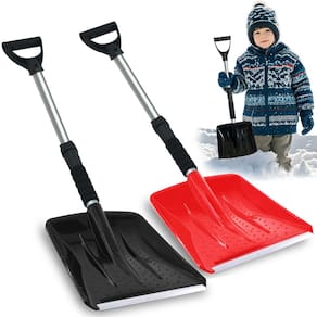 Pás de neve para crianças CHEERBANK Heavy Duty ajustáveis 70 e 85 cm