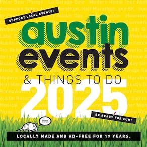 Calendário de parede: grandes calendários de fim de semana, eventos em Austin, Texas, 2025