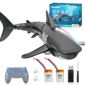 Controle remoto Shark Toy Coodoo em escala 1:18 por mais de 6 anos