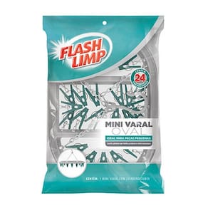Varal Mini Oval FlashLimp - Prático e Portátil - 16x35x53 cm