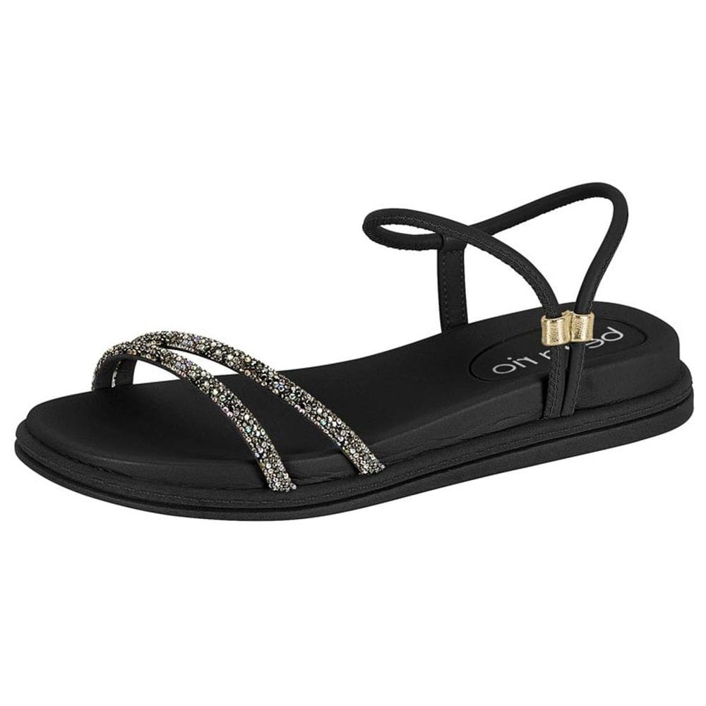 Sandalia Feminina Conforto Strass Beira Rio 8488.113