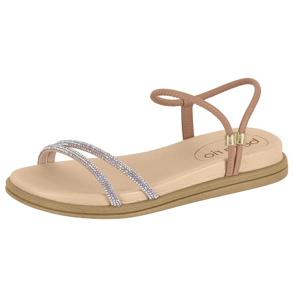 Sandalia Feminina Conforto Strass Beira Rio 8488.113