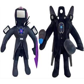 Conjunto de brinquedos de pelúcia Zxhtwo Toilet Plush Cameraman Speakerman