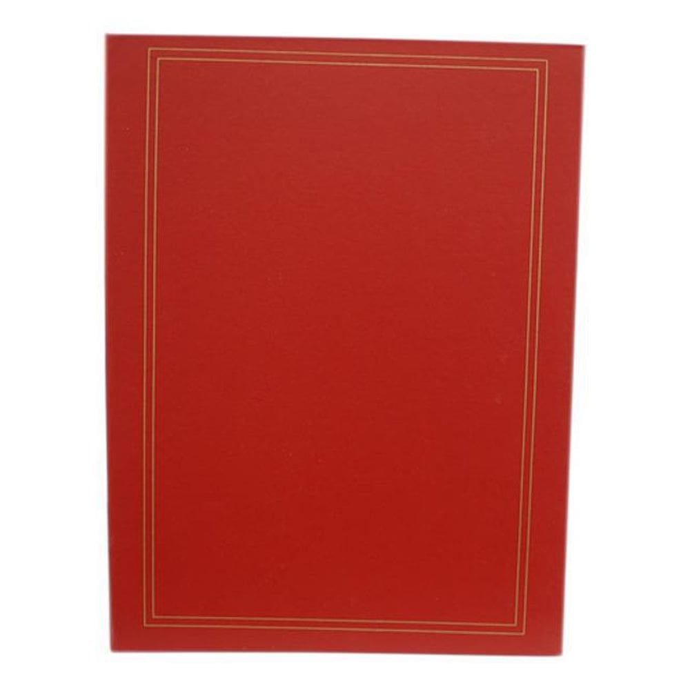 Álbum 240 Fotos 10X15 Napa Com Friso Rec 110/27 Vermelho
