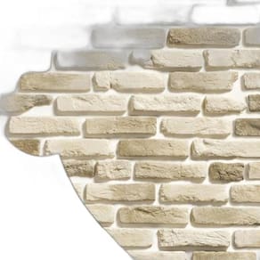 Papel De Parede Tijolo Pó De Mico Pó De Mico Claro 0,57 X 3M