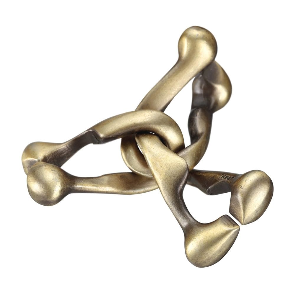 Quebra-cabeça BePuzzled Trinity Hanayama Metal Nível 6 Mensa 12+