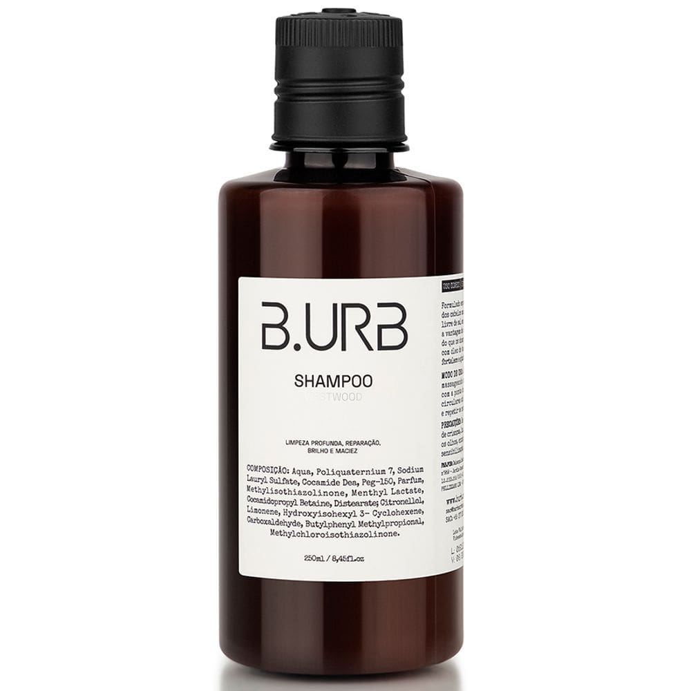 Shampoo Westwood Limpeza Reparação Brilho Maciez 250mL Barba Urbana B.URB