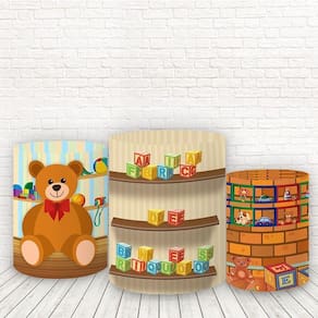 Trio De Capas Cilindros 3D Sublimado Brinquedos Fcc-164