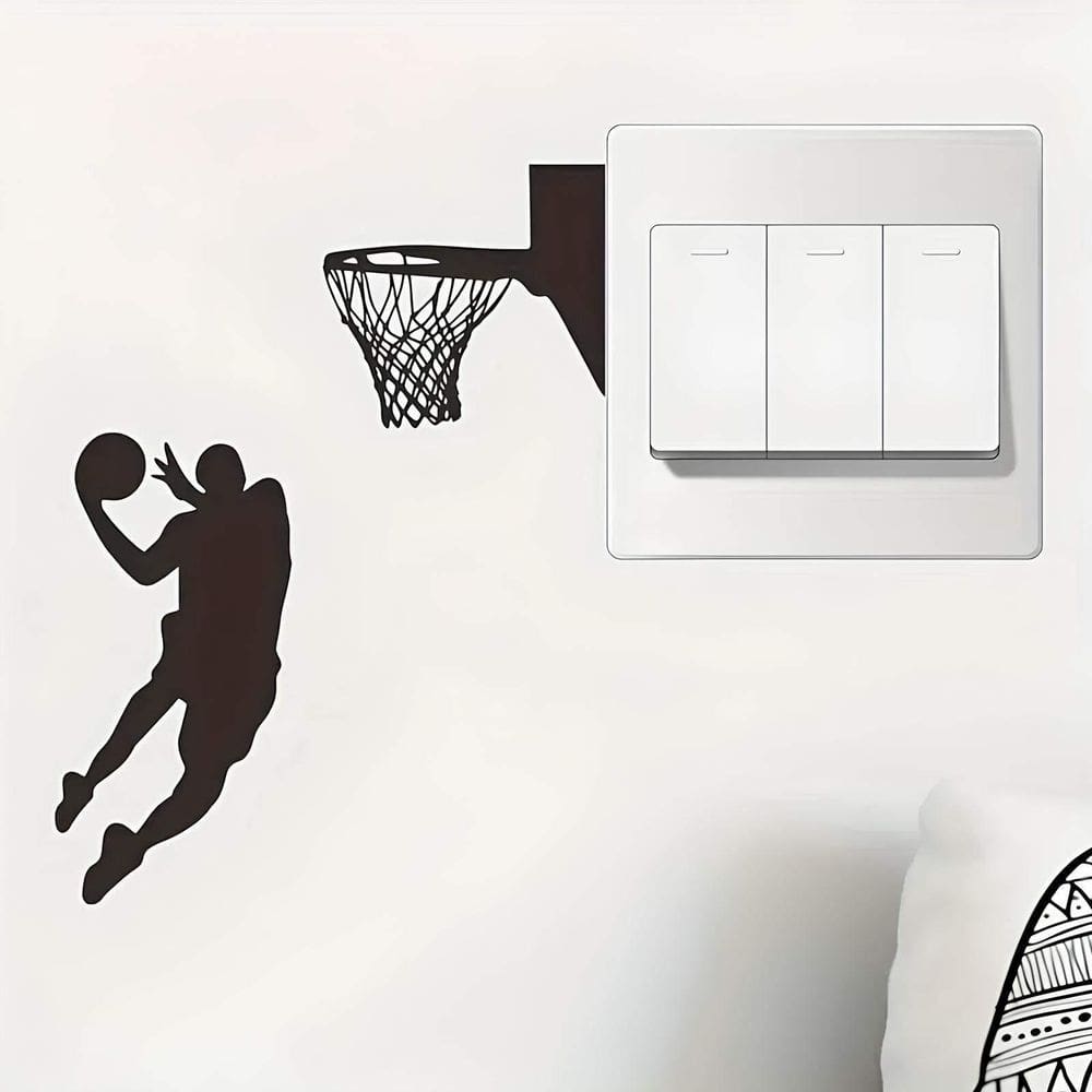 Adesivo De Interruptor Basquete