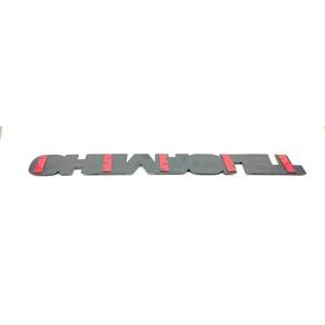 Emblema Tampa Traseira Chevrolet D20 A20 C20 1985/... Cinza