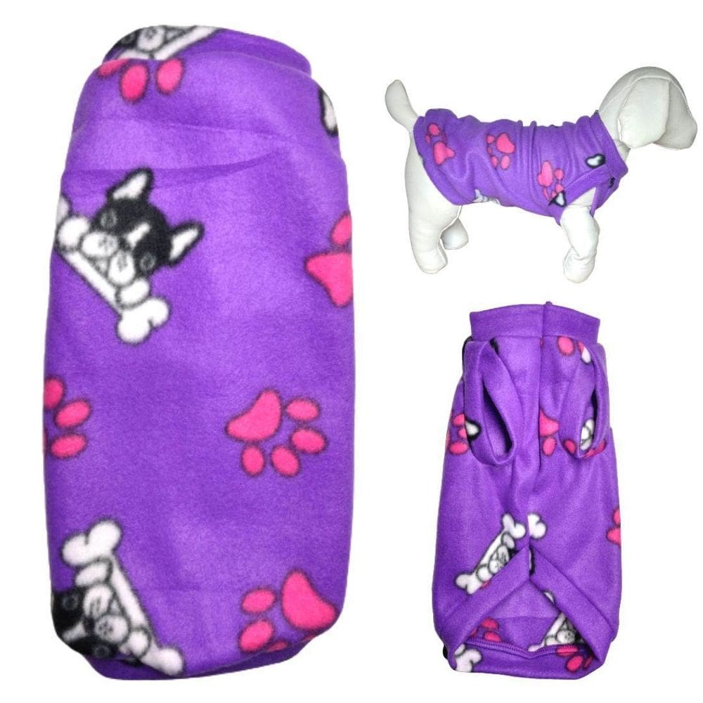 Roupa Para Cachorro - Suéter De Inverno Roxo M