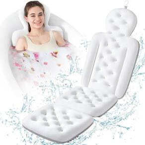 Almofada de banho VEILS Luxury Full Body com 160 ventosas