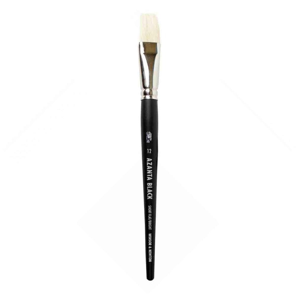 Pincel Chato Curto Winsor & Newton Azanta Nº 12