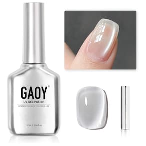 Esmalte de unhas GAOY Glassy Cat Eye Gel 16mL Silvery Moonlight