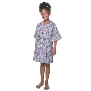Roupão Aveludado Lepper Estampado Personagens Infantil Stitch P
