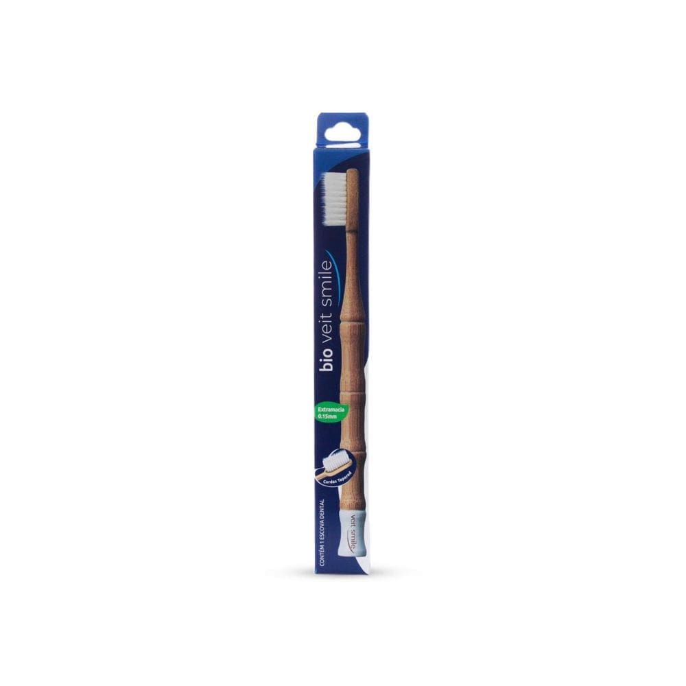 Escova De Dente Bambu Veitsmile Branca