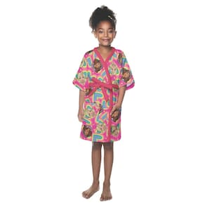Roupão Aveludado Lepper Estampado Personagens Infantil Barbie M