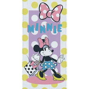 Toalha de Banho Infantil Minnie Felpuda Algodão Praia Piscina Lepper