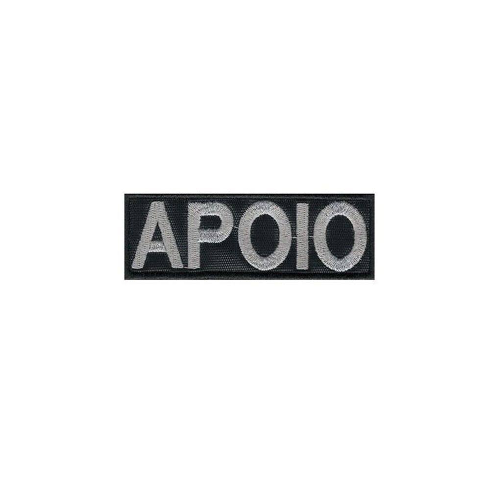 Patch Bordado Apoio Com Fecho De Contato