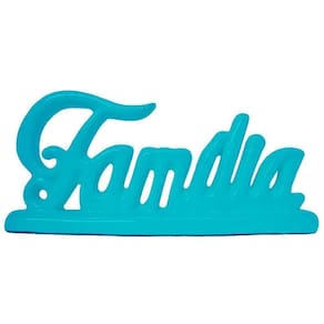 Palavra Família Em Cerâmica Decoração - Tiffany