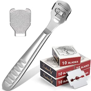 Conjunto de barbeadores Callus Zhehao, 52 peças com 50 lâminas de reposição