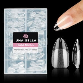 Nail Tips UNA GELLA Short Ammond Gel x312, capa completa