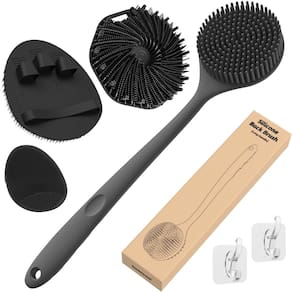 Conjunto de lavador de banho e luvas de banho macias Manmihealth Silicone
