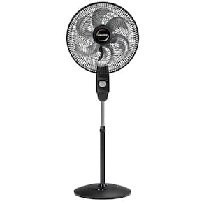 Ventilador De Coluna Mallory éolo 40cm Preto E Grafite 110V