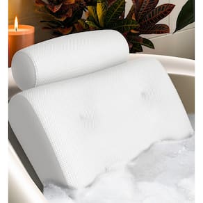 Almofada de banho de luxo Everlasting Comfort — almofada de apoio para cabeça, pescoço e costas para banheira, spa e imersão