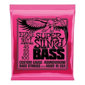 Encordoamento Baixo 4 Cordas 045 Ernie Ball Super Slink Níquel