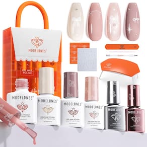 Kit de esmalte de gel modelones Kit de esmalte de gel com luz U V
