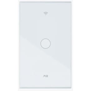 Interruptor Smart Touch Wifi Google Alexa 1 Tecla - Branco