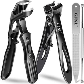Cortador de unhas GJNL para unhas grossas com coletor para idosos