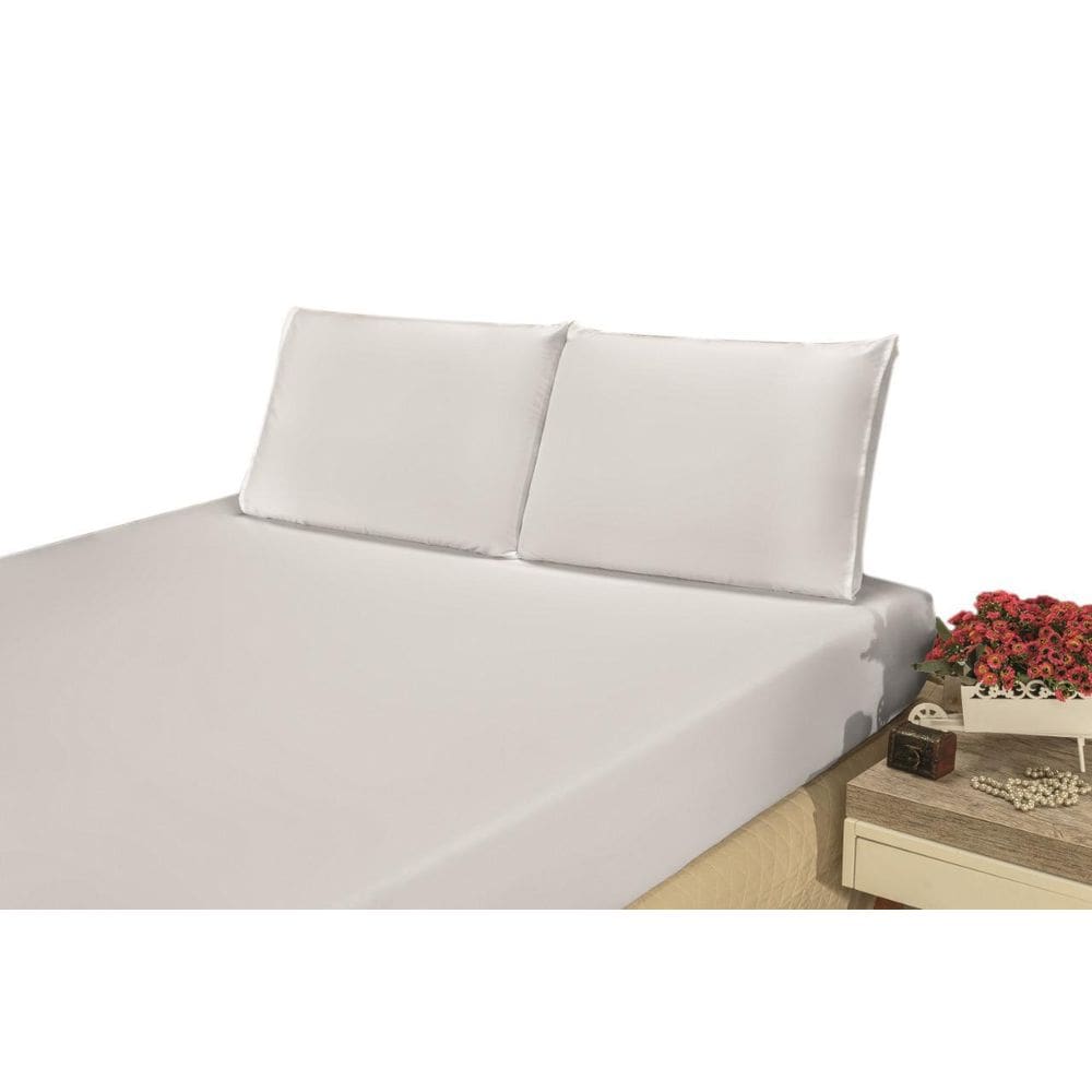 Jogo De Cama King Saphira - Branco