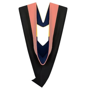 Capuz para mestrado Cape Diem Deluxe Apricot Salmon