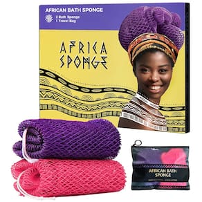 Esfoliante corporal RelaxScene African Net Sponge 2 peças